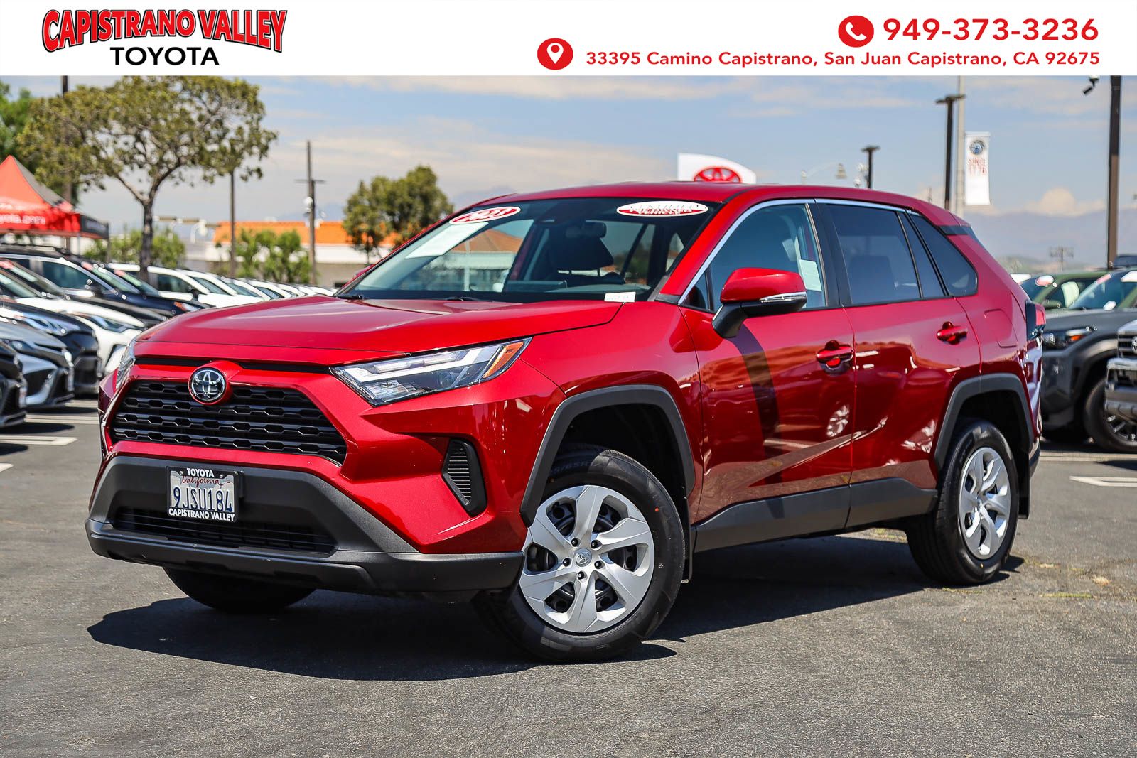 Red (Ruby Flare Pearl) 2023 Toyota RAV4 SUV / Crossover Front-Wheel Drive 8-Speed Automatic
