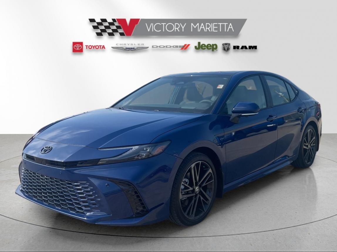 Blue 2026 Toyota Camry Sedan All-Wheel Drive Continuously Variable Transmission
