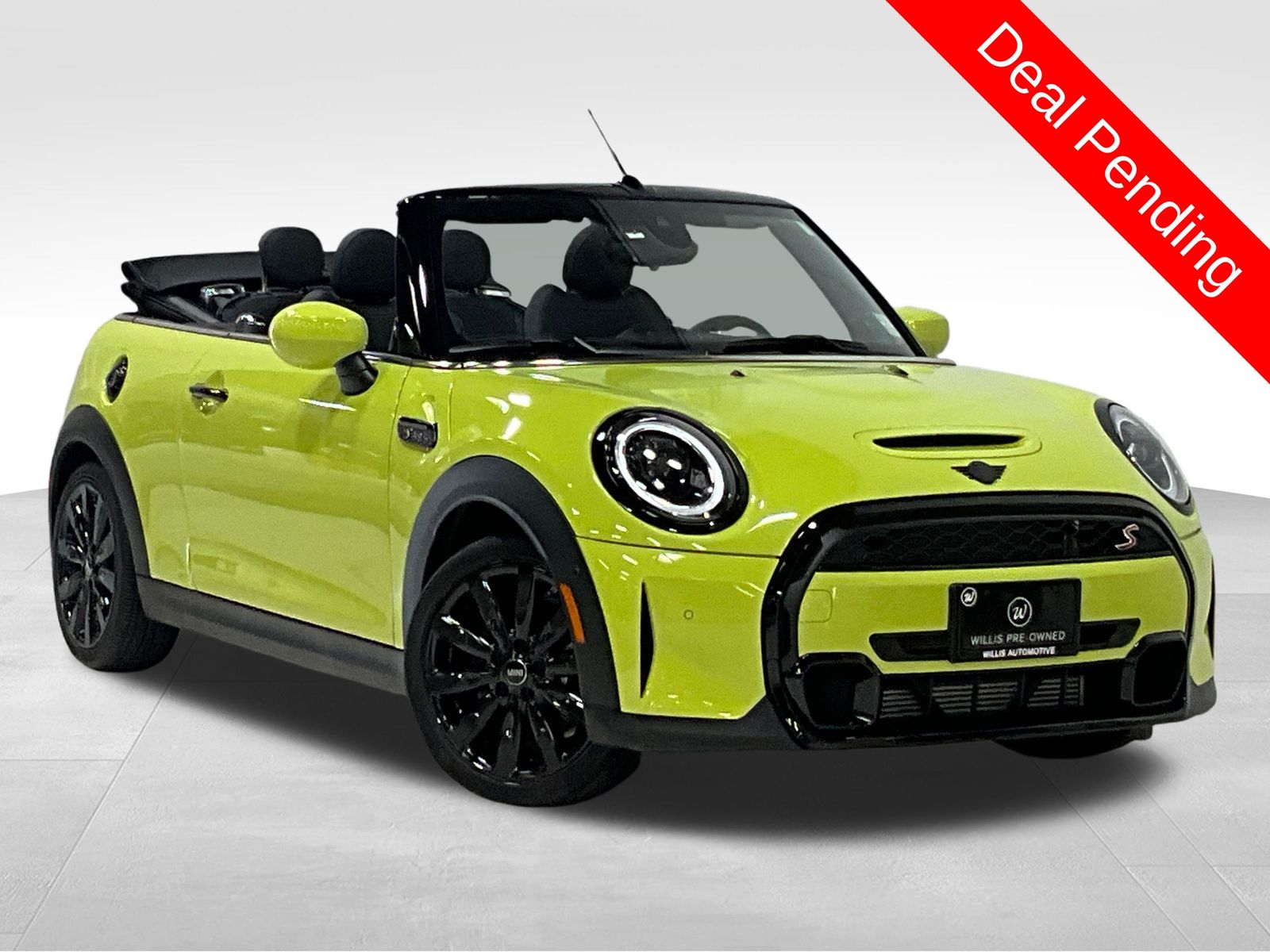 Zesty Yellow 2024 MINI Cooper Convertible Front-Wheel Drive 7-Speed Automatic