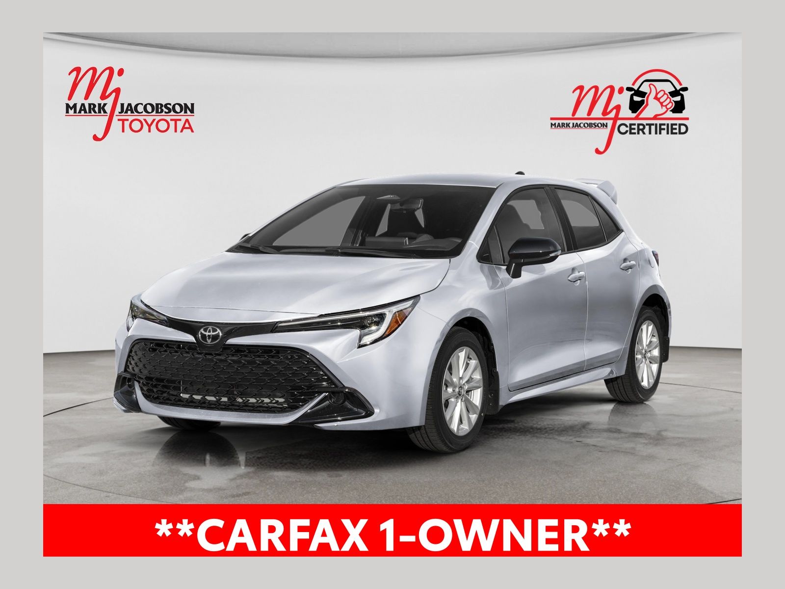 Classic Silver Metallic 2025 Toyota Corolla Hatchback Hatchback Front-Wheel Drive Continuously Variable Transmission