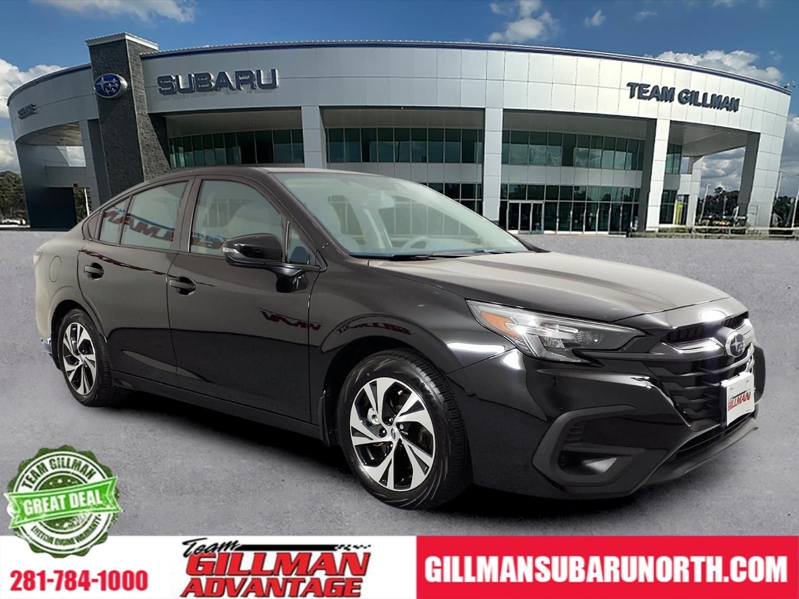 2025 Subaru Legacy Negro (Crystal Black Silica) Sedán Tracción en las cuatro ruedas Transmisión variable continua