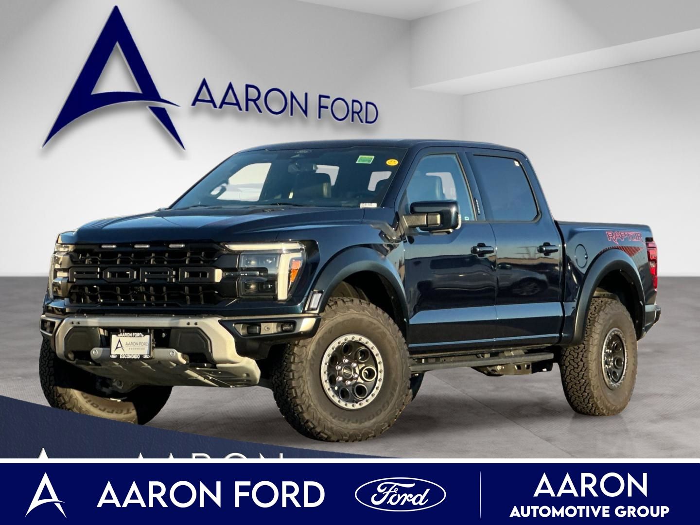 Blue Metallic 2024 Ford F-150 Pickup Truck Four-Wheel Drive Automatic