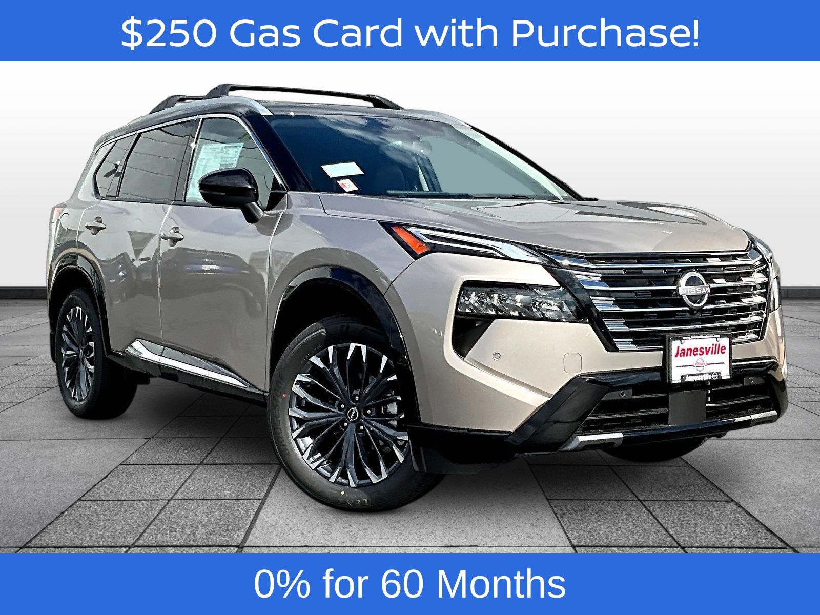 Champagne Silver Metallic 2026 Nissan Rogue SUV / Crossover All-Wheel Drive Continuously Variable Transmission
