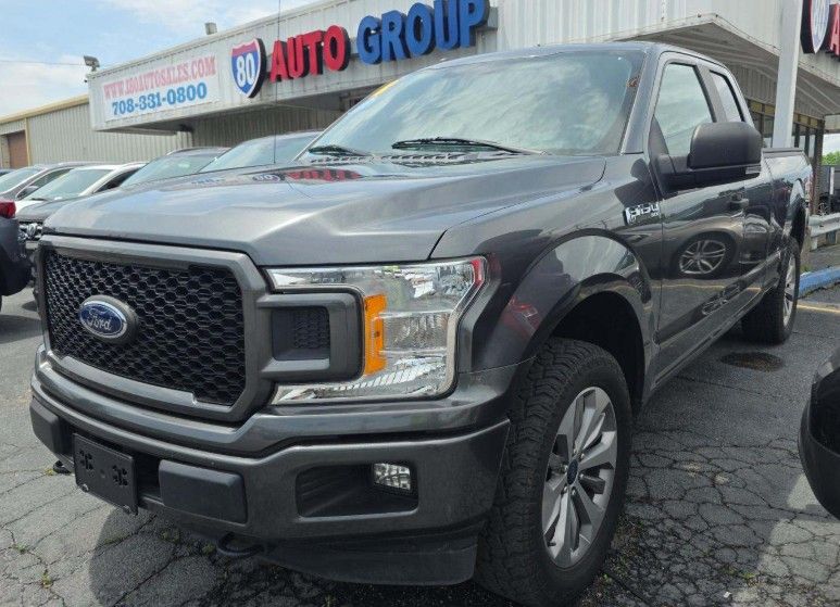 Gray 2018 Ford F-150 Pickup Truck Four-Wheel Drive Automatic