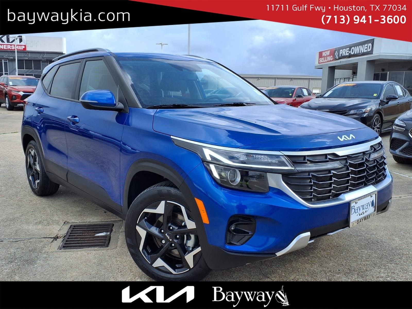 Neptune Blue 2025 Kia Seltos S FWD SUV / Crossover Front-Wheel Drive Continuously Variable Transmission