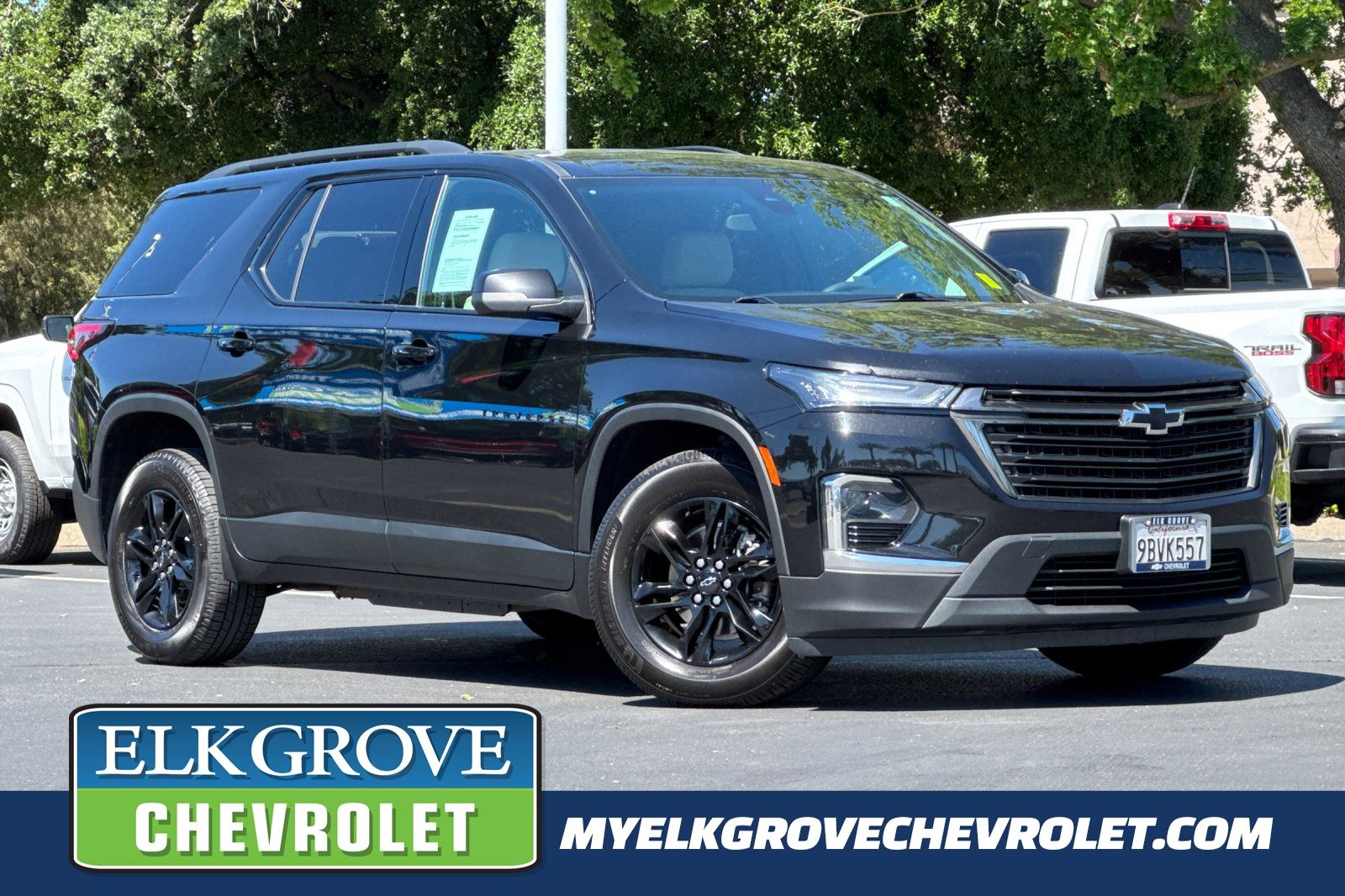 Mosaic Black Metallic 2022 Chevrolet Traverse LS AWD SUV / Crossover Four-Wheel Drive 9-Speed Automatic