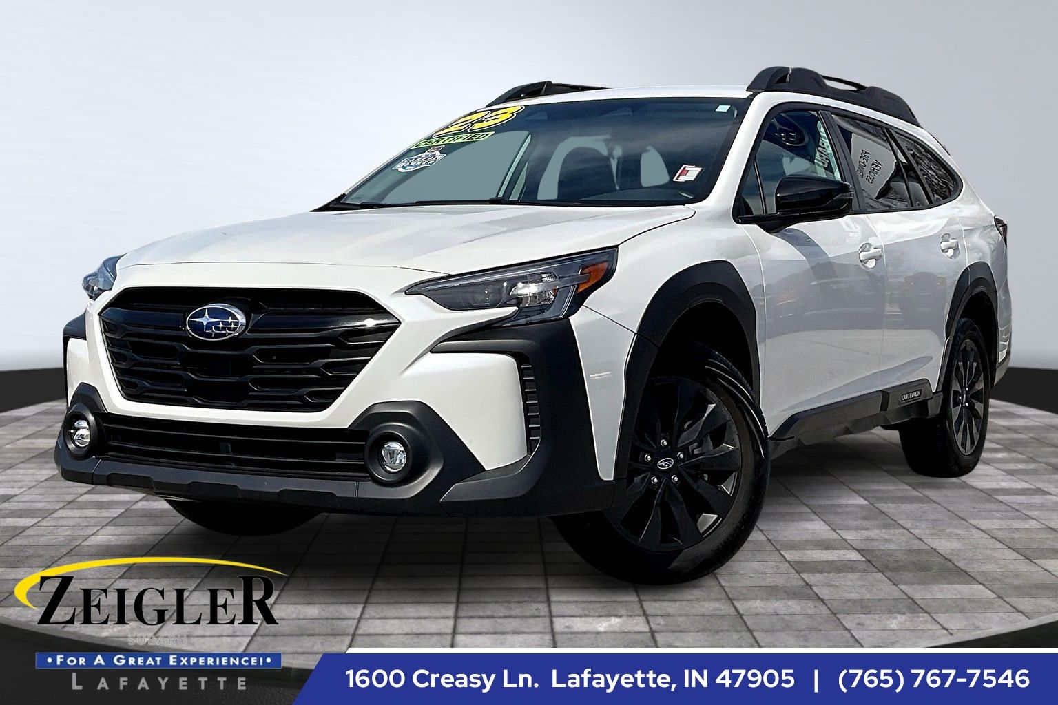 Crystal White Pearl 2023 Subaru Outback Onyx Edition AWD SUV / Crossover All-Wheel Drive Continuously Variable Transmission