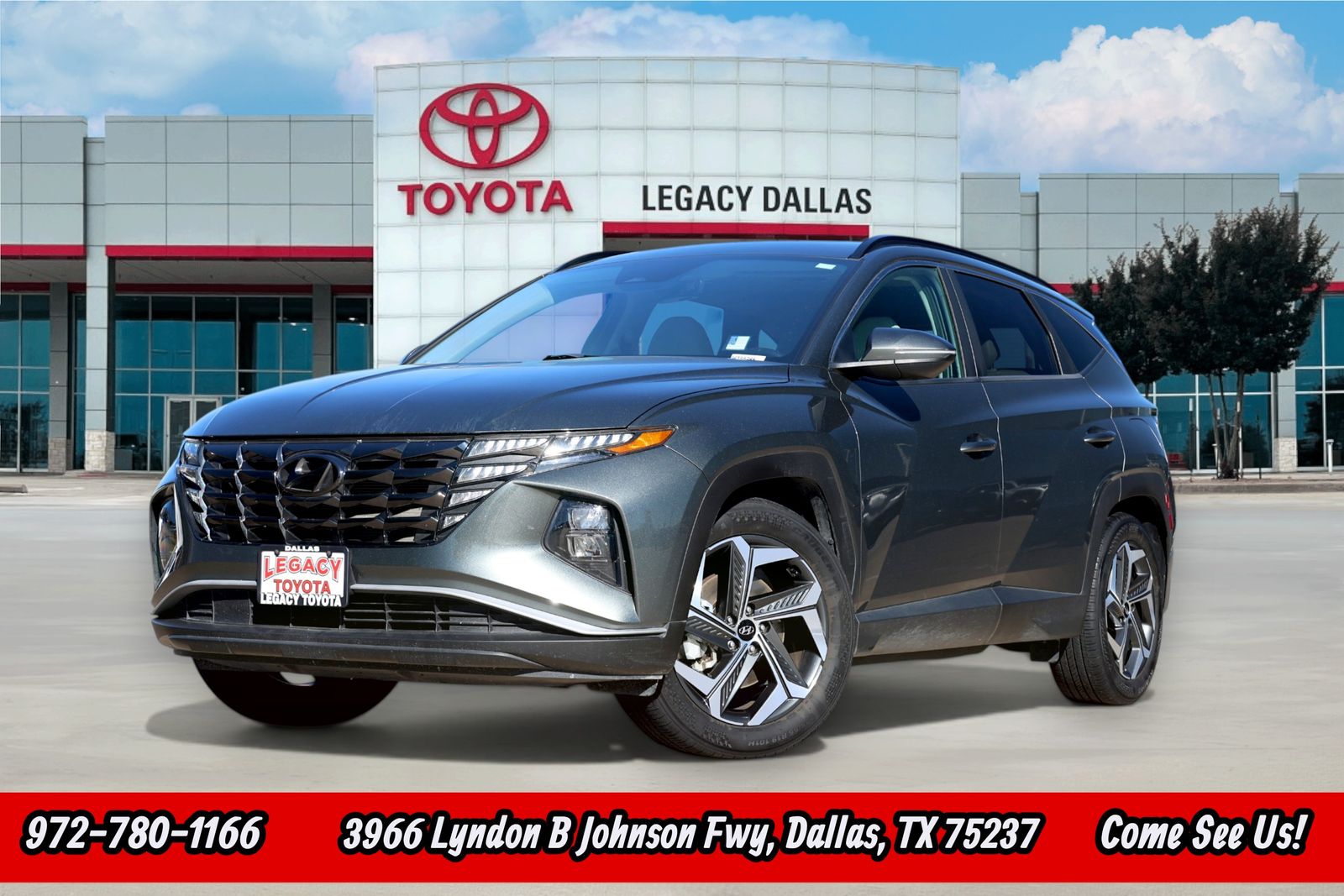 Amazon Gray 2022 Hyundai Tucson SEL FWD SUV / Crossover Front-Wheel Drive 8-Speed Automatic