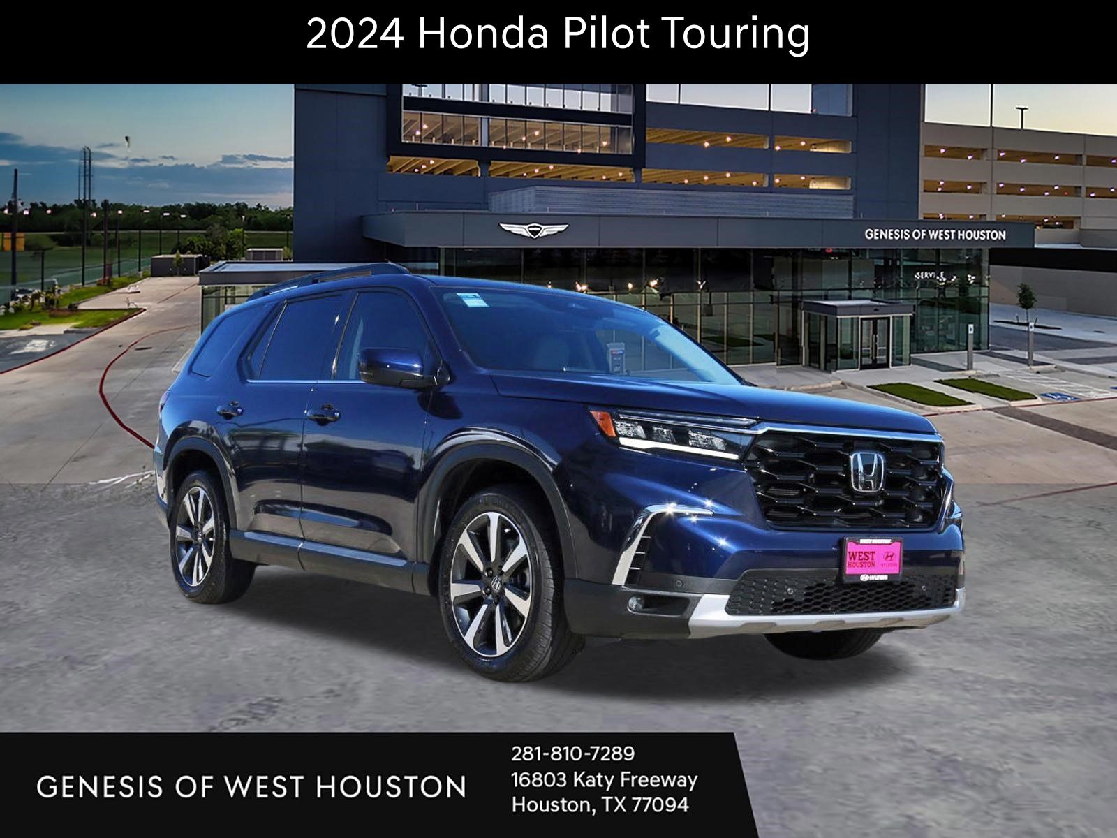 Black (Obsidian Blue) 2024 Honda Pilot SUV / Crossover Front-Wheel Drive Automatic