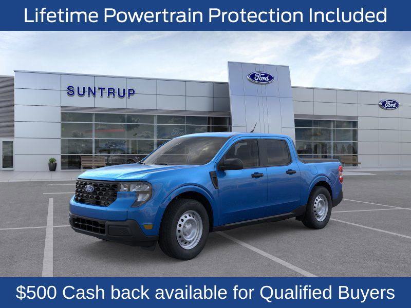 Blue 2026 Ford Maverick XL SuperCrew FWD Pickup Truck Front-Wheel Drive 8-Speed Automatic