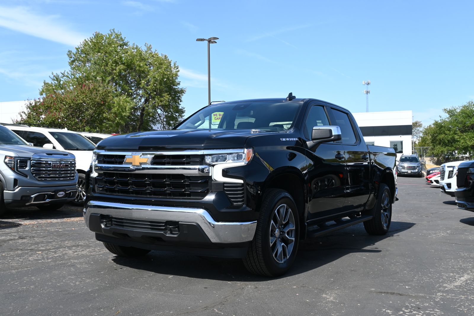 Black 2024 Chevrolet Silverado 1500 Pickup Truck Four-Wheel Drive 8-Speed Automatic