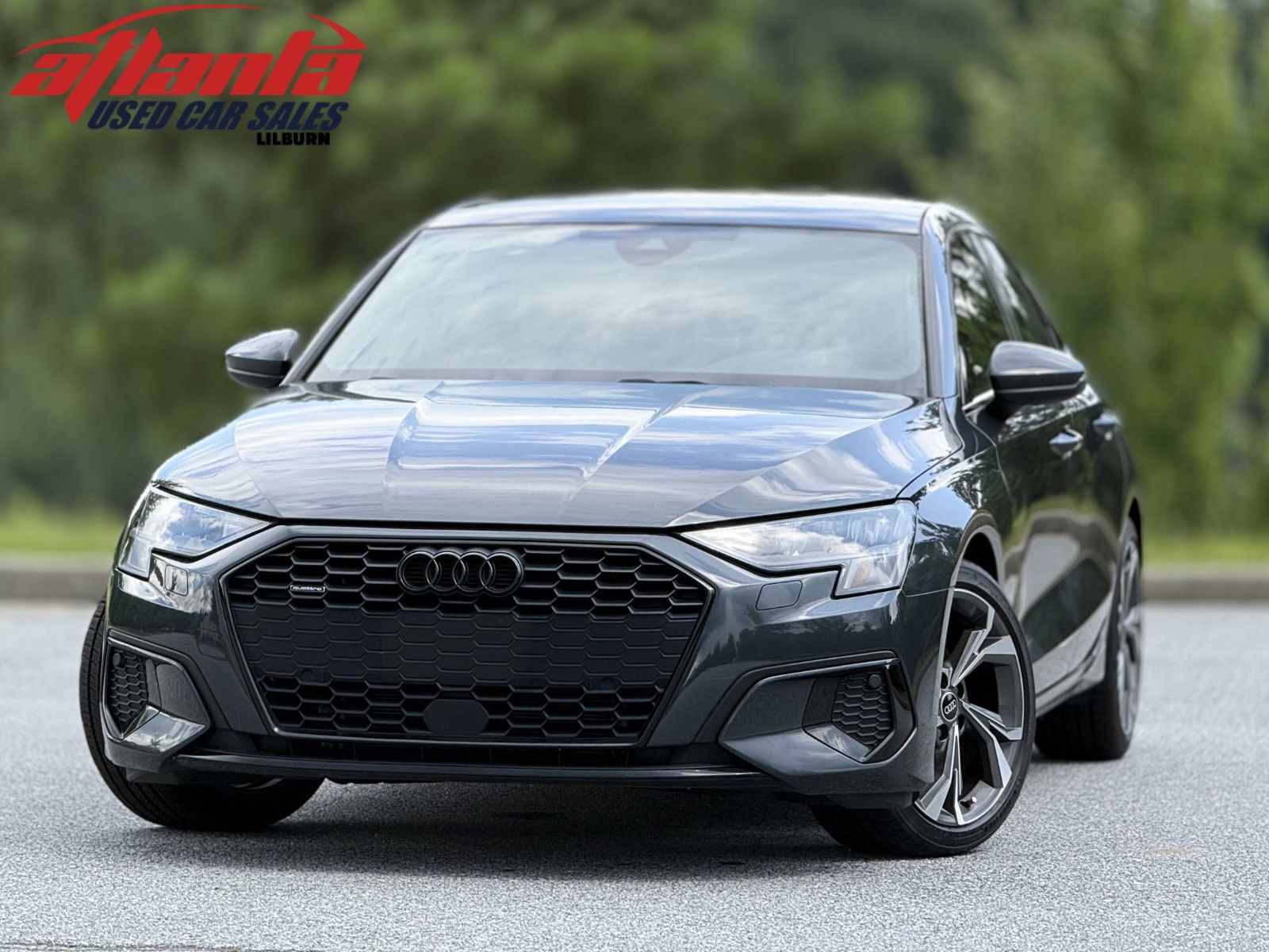 Manhattan Gray Metallic 2022 Audi A3 Sedan All-Wheel Drive 7-Speed Automatic