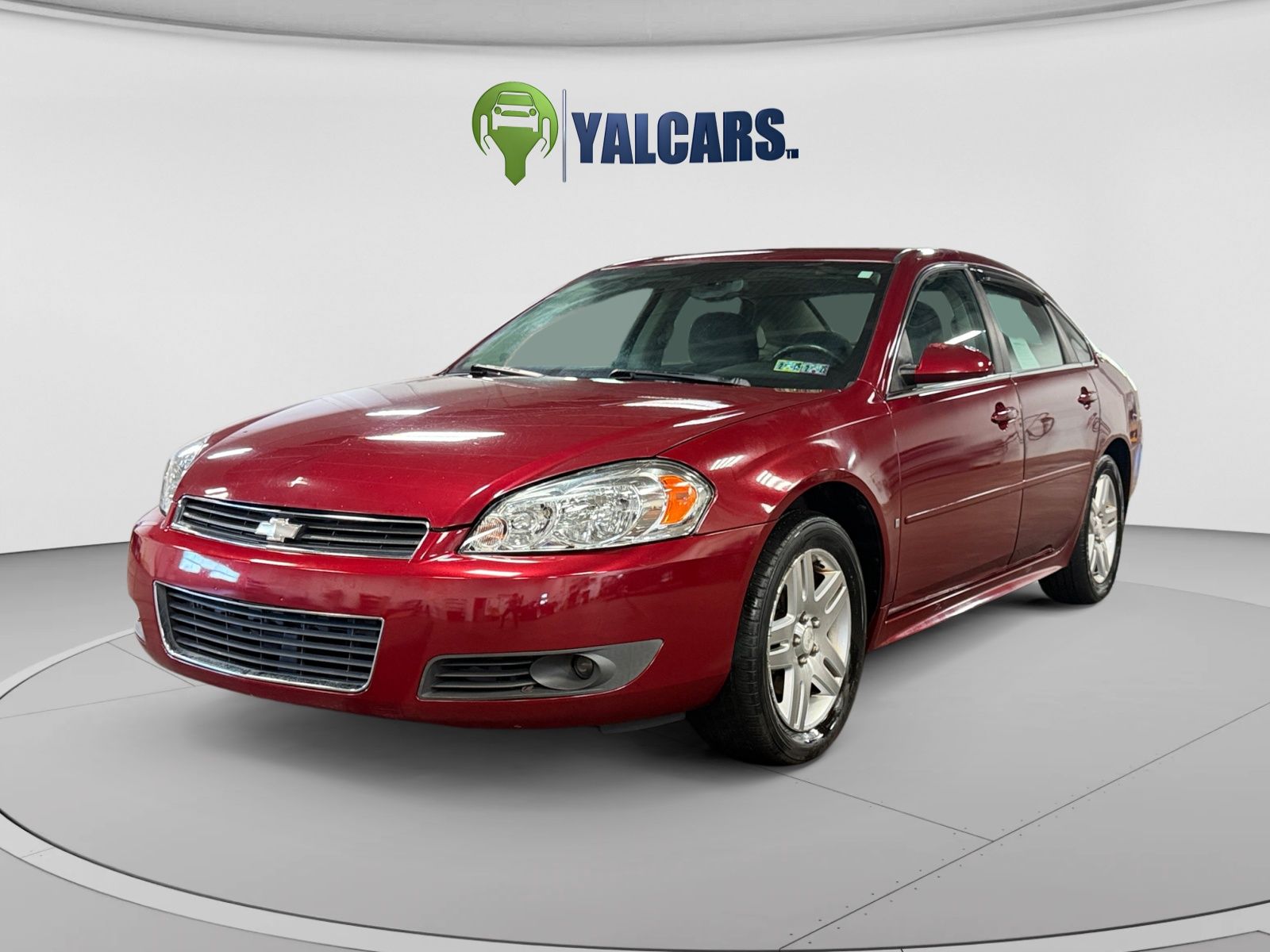 Red Jewel Tintcoat 2009 Chevrolet Impala Sedan Front-Wheel Drive 4-Speed Automatic Overdrive