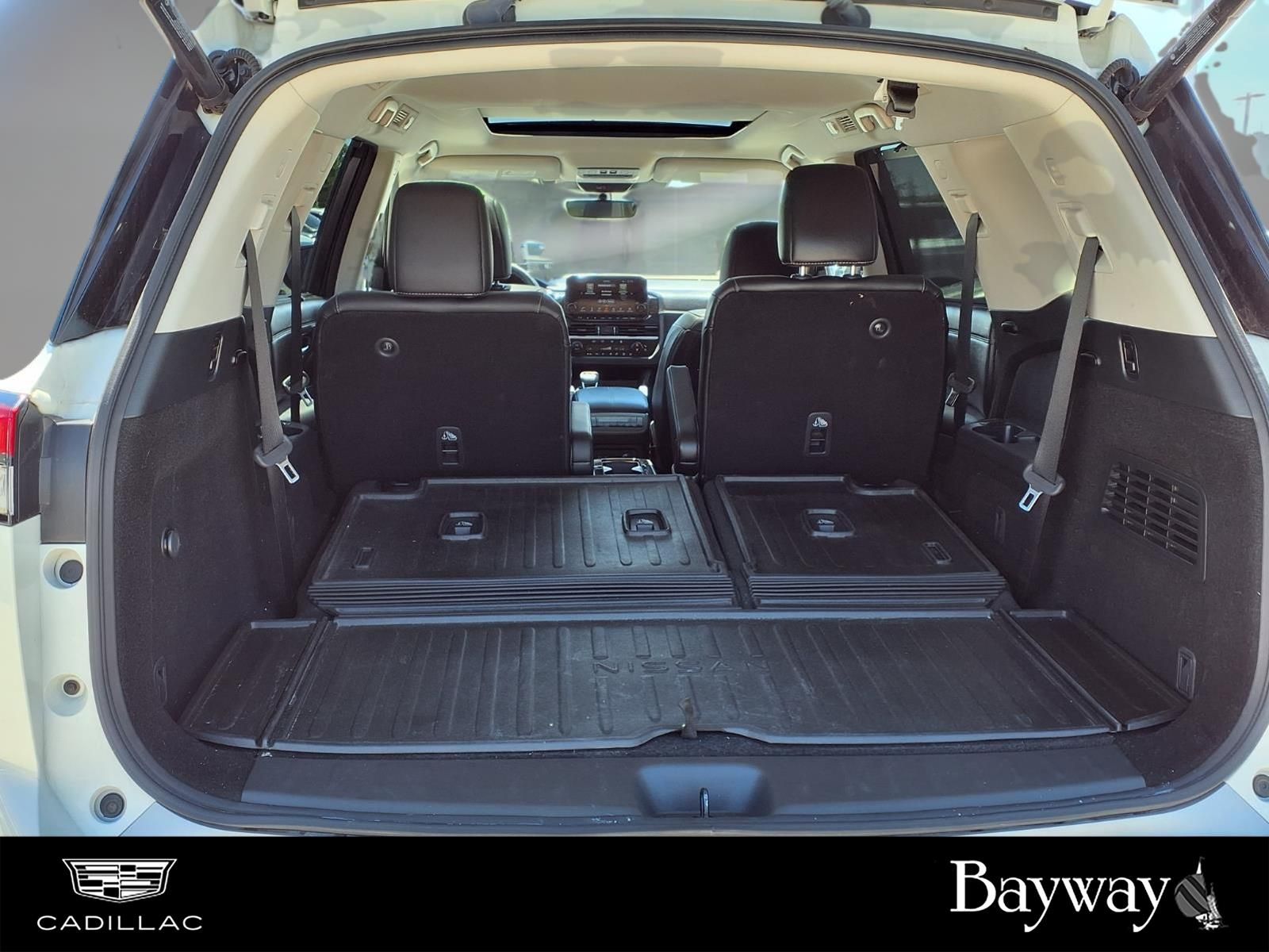 2023 Nissan Pathfinder Platinum White at Central Houston Nissan