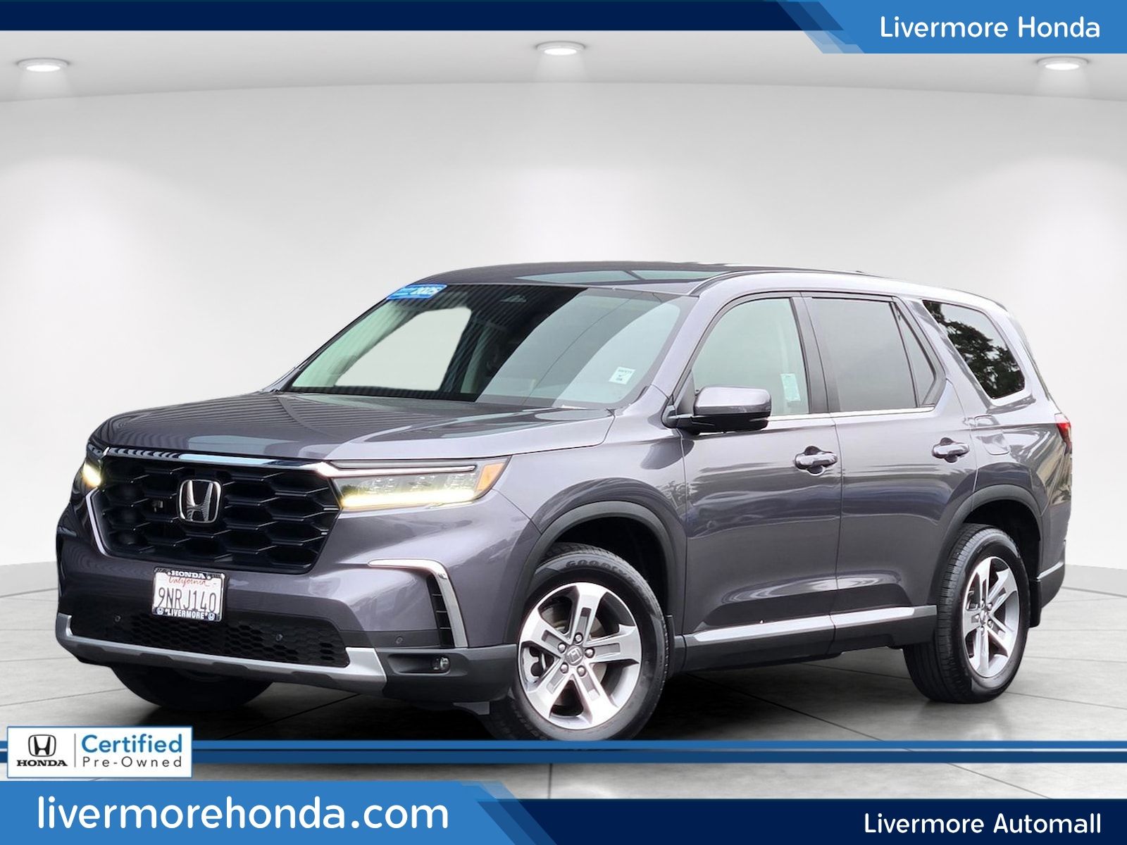 Gray 2025 Honda Pilot SUV / Crossover All-Wheel Drive Automatic