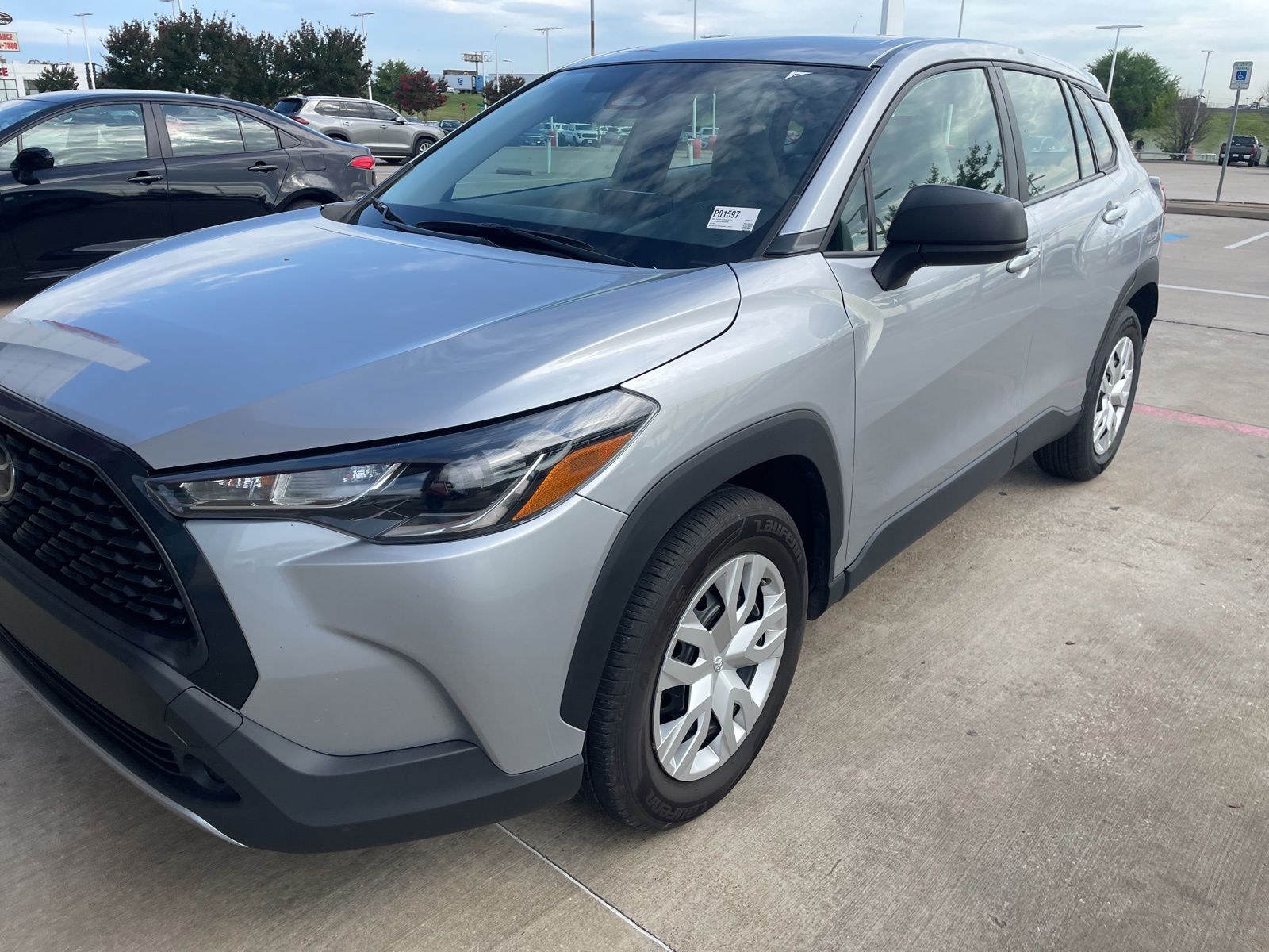 Sonic Silver 2024 Toyota Corolla Cross L AWD SUV / Crossover All-Wheel Drive Continuously Variable Transmission