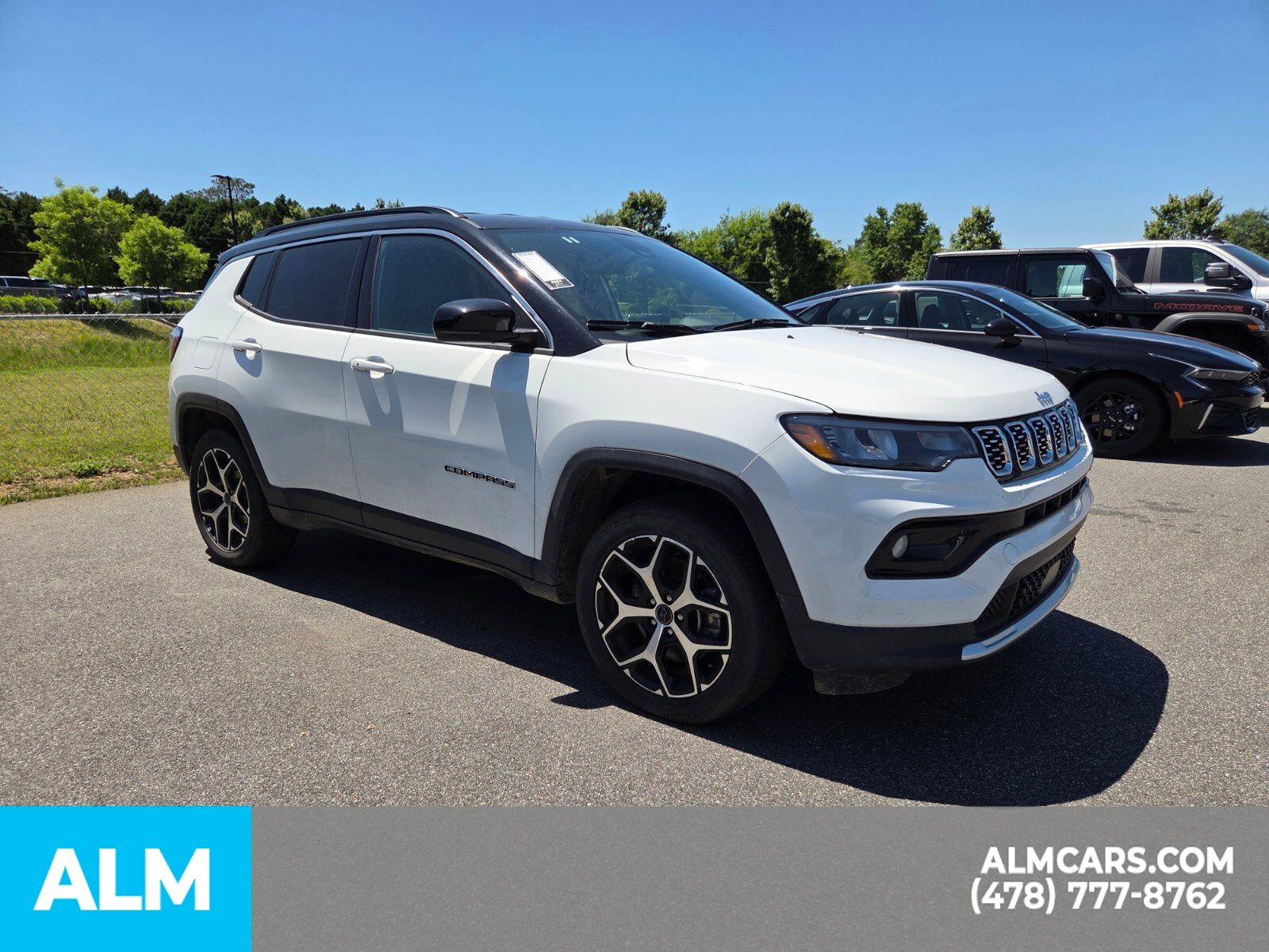 Used 2025 Bright White Clearcoat Jeep Limited image 29