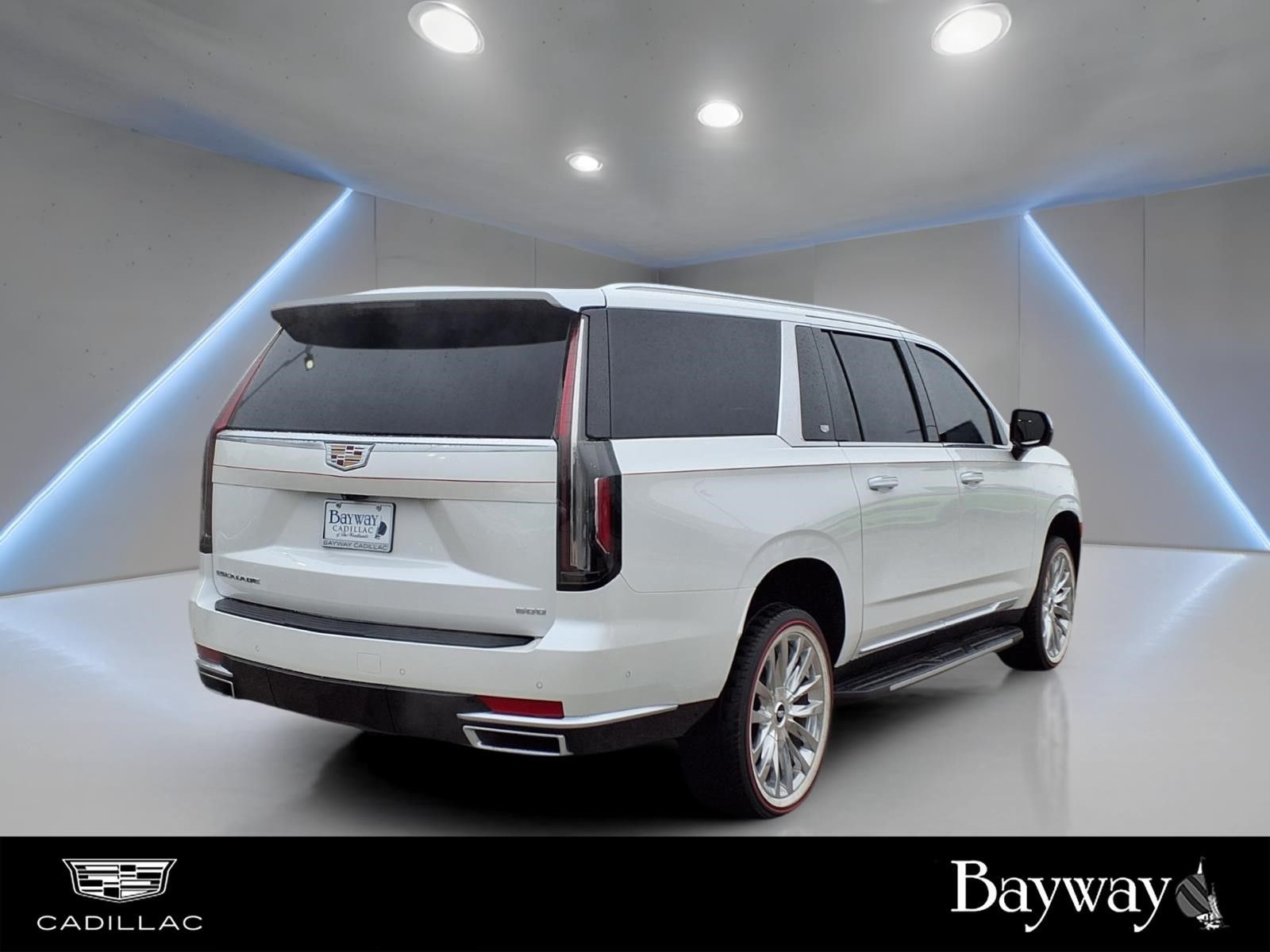 2022 Cadillac Escalade ESV Premium White at DeMontrond Automotive Group