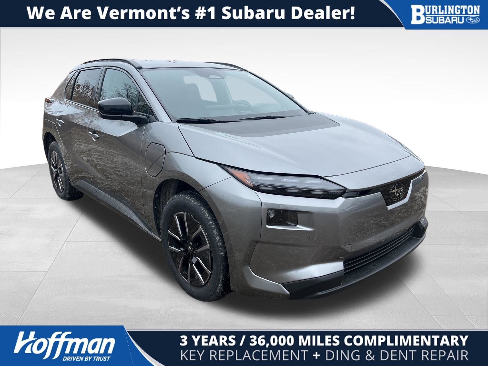 Smoked Carbon 2026 Subaru Solterra Premium AWD SUV / Crossover All-Wheel Drive 1-Speed Automatic