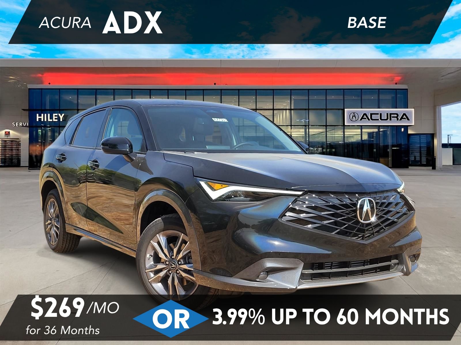 Crystal Black Pearl 2026 Acura ADX SUV / Crossover All-Wheel Drive Continuously Variable Transmission