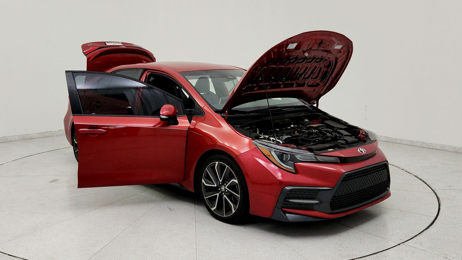 Used 2020 Red Toyota SE image 11