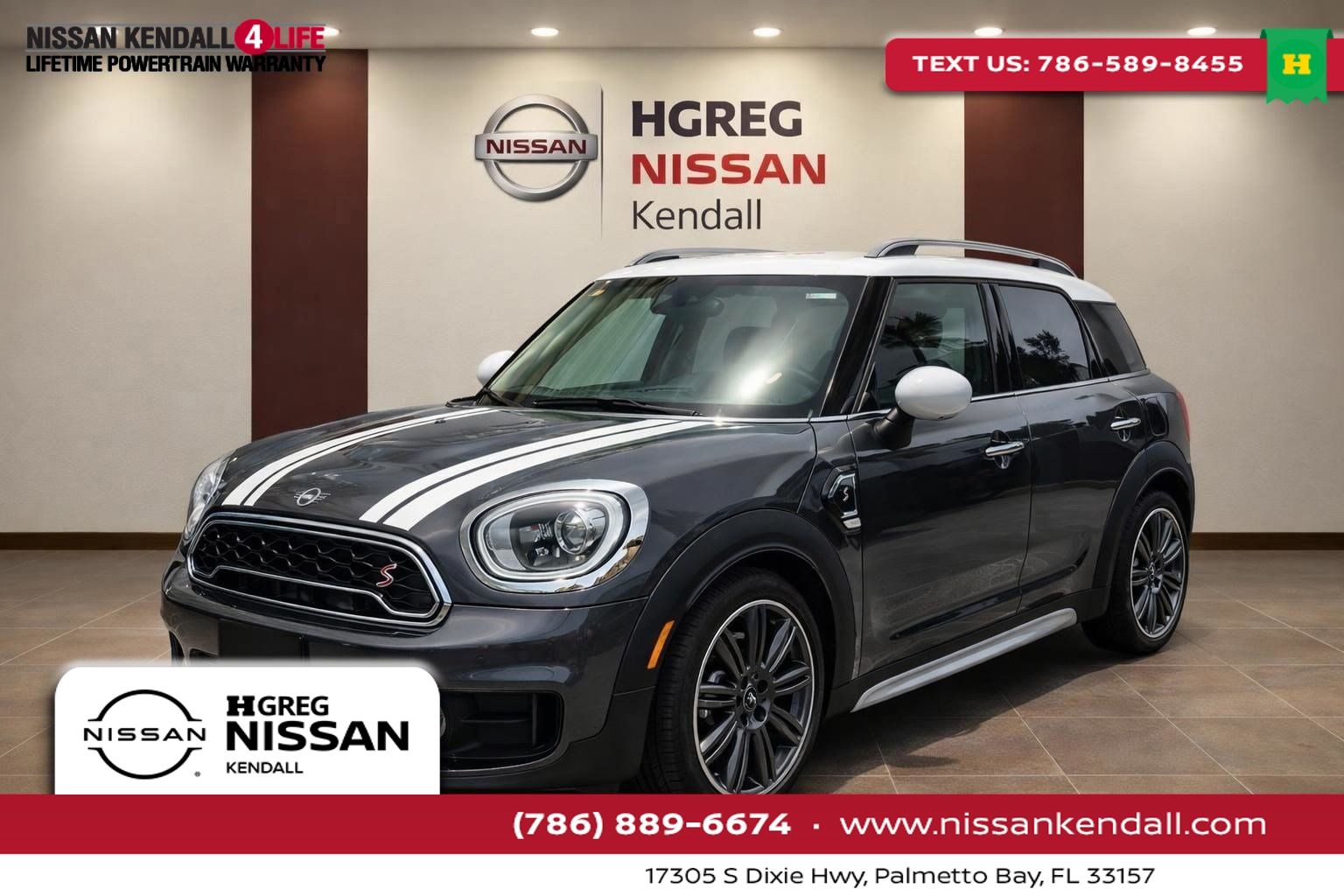 Thunder Gray Metallic 2019 MINI Countryman SUV / Crossover Front-Wheel Drive 8-Speed Automatic