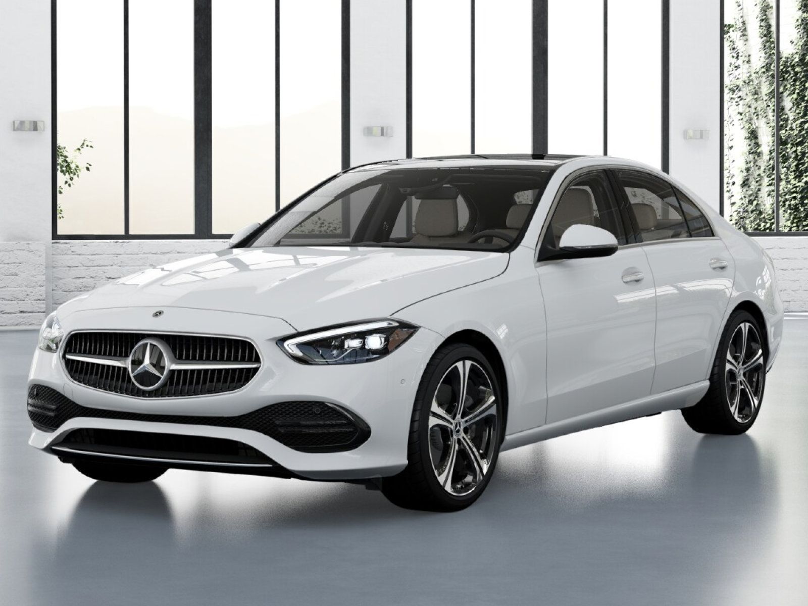 Polar White 2026 Mercedes-Benz C-Class Sedan Rear-Wheel Drive 9-Speed Automatic