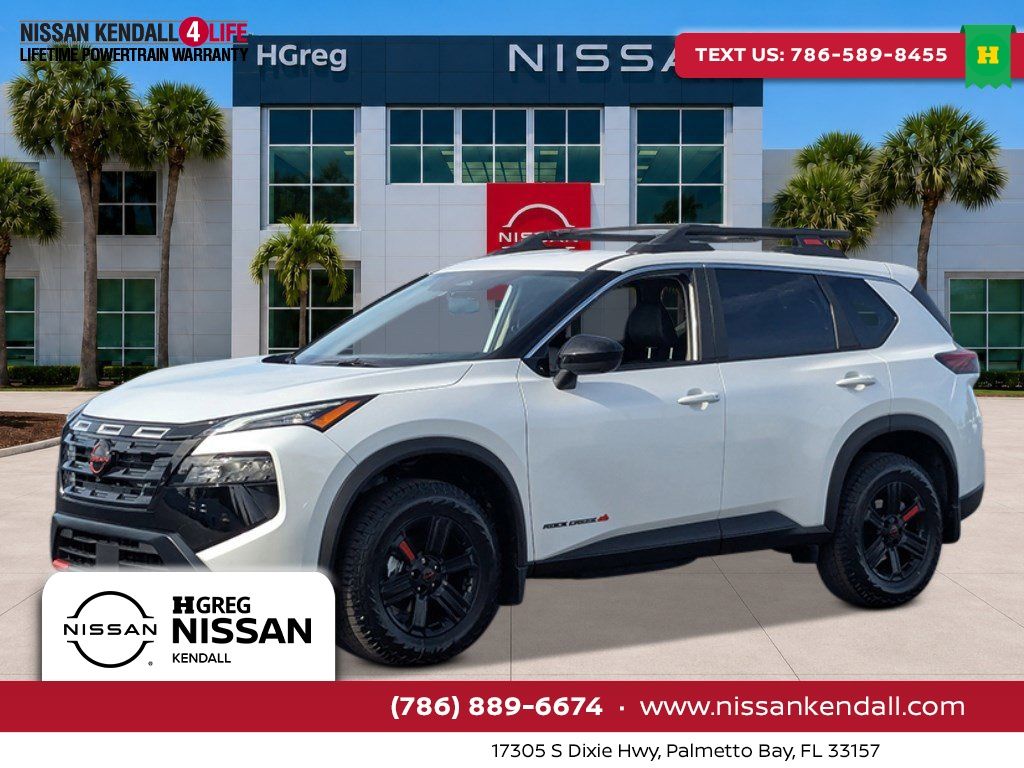 Everest White Pearl Tricoat 2026 Nissan Rogue SUV / Crossover All-Wheel Drive Continuously Variable Transmission