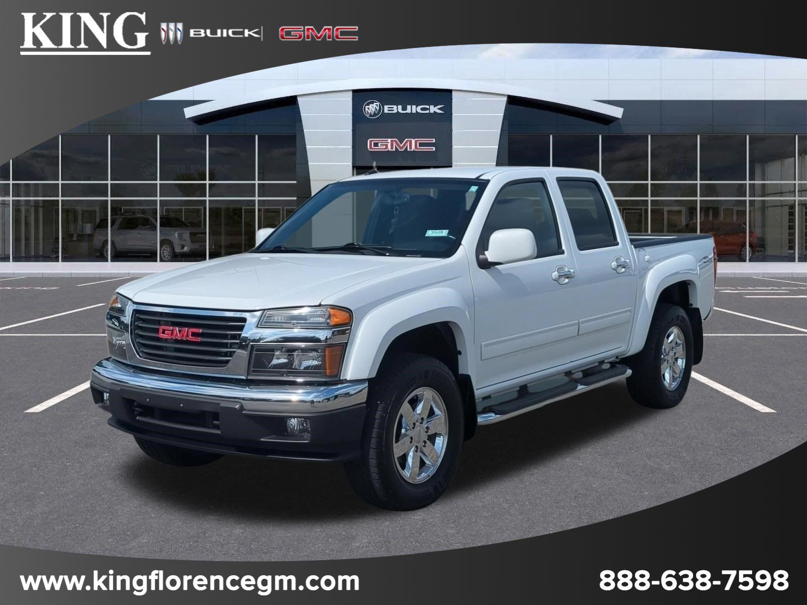 Summit White 2012 GMC Canyon Pickup Truck 4X2 4-Speed Automatic Overdrive