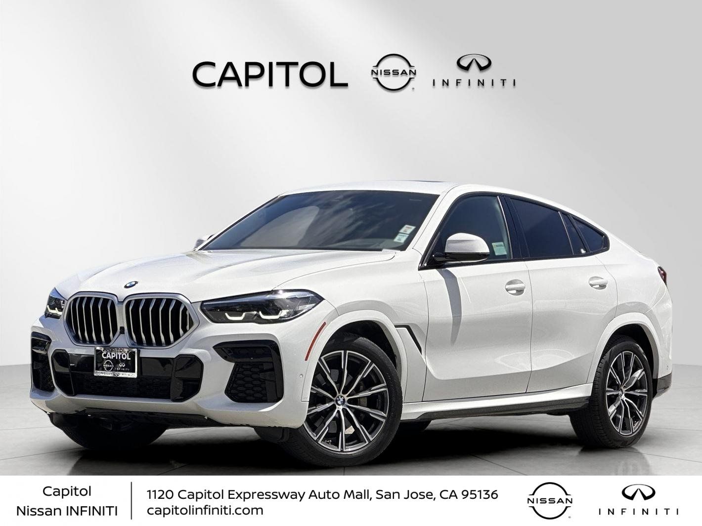 Alpine White 2023 BMW X6 SUV / Crossover All-Wheel Drive 8-Speed Automatic
