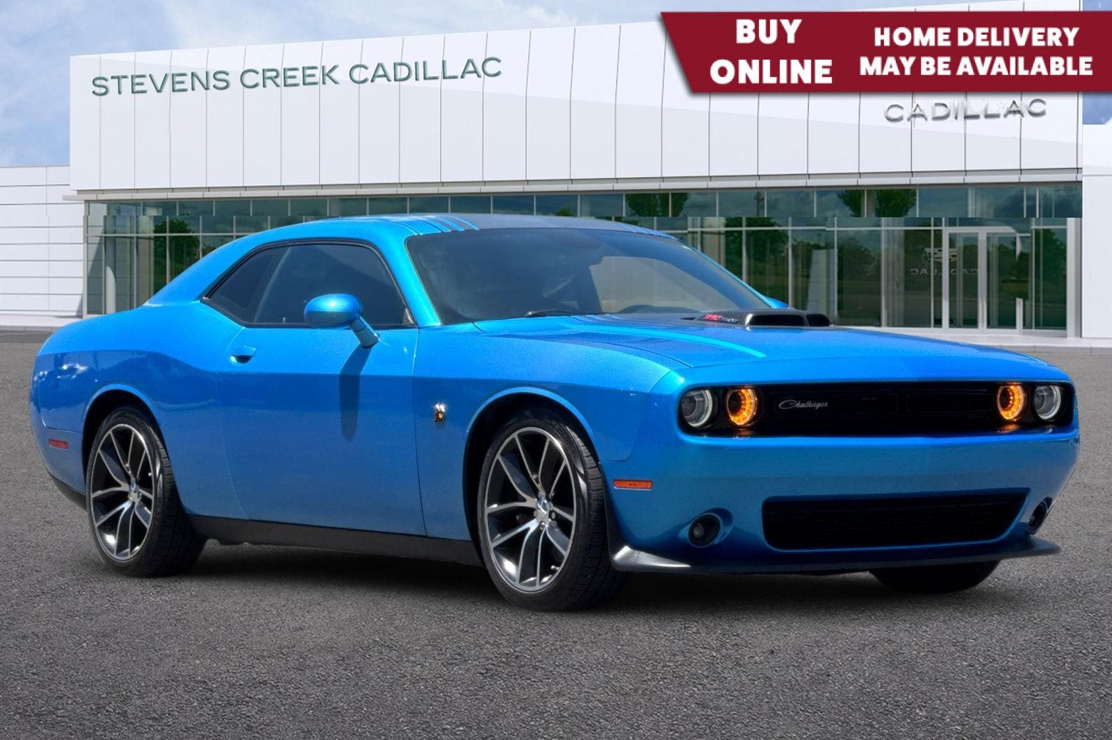 B5 Blue Pearl Coat 2015 Dodge Challenger R/T Scat Pack RWD Coupe Rear-Wheel Drive 8-Speed Automatic