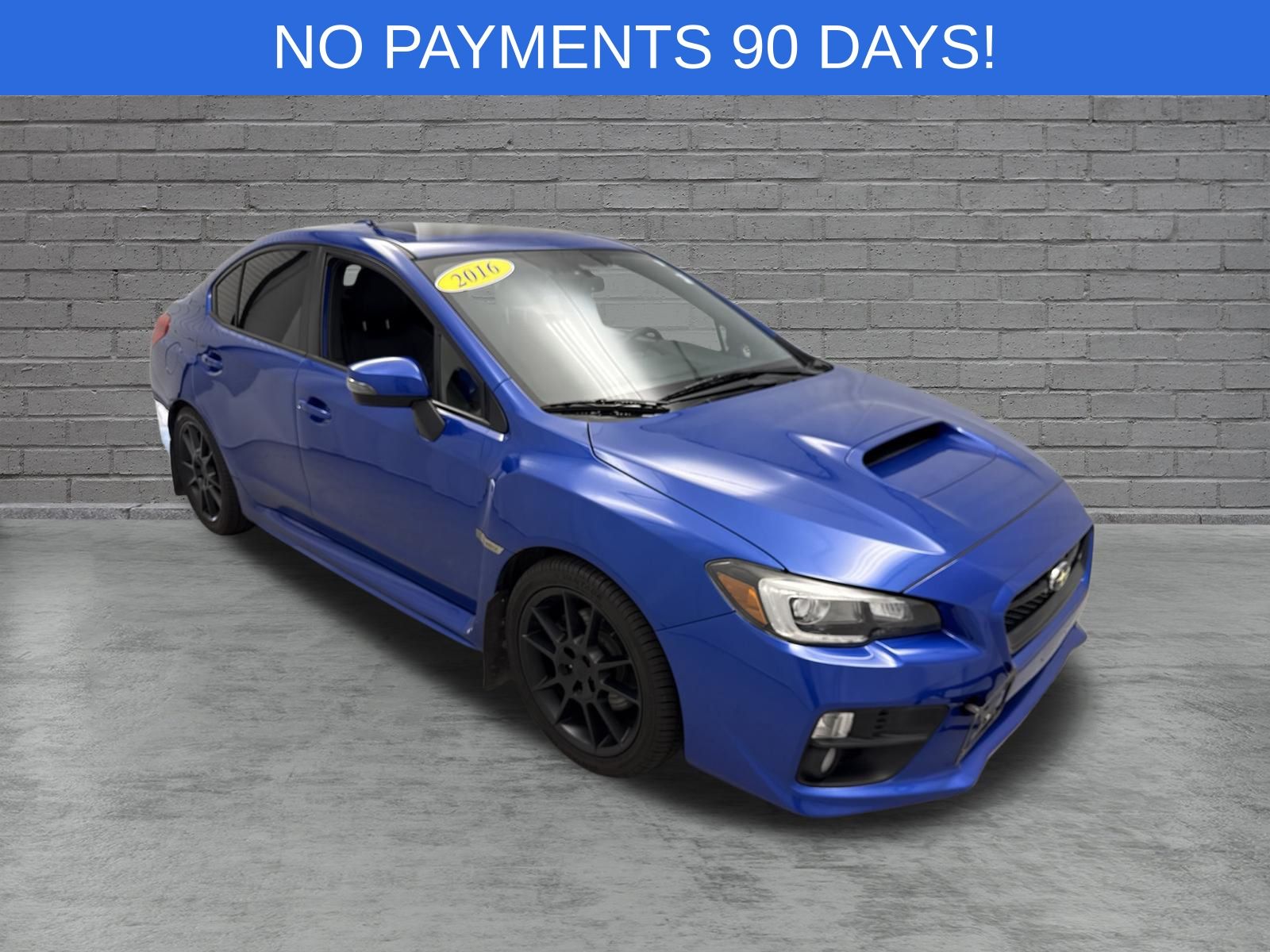 WR Blue Pearl 2016 Subaru WRX Sedan All-Wheel Drive 6-Speed Manual