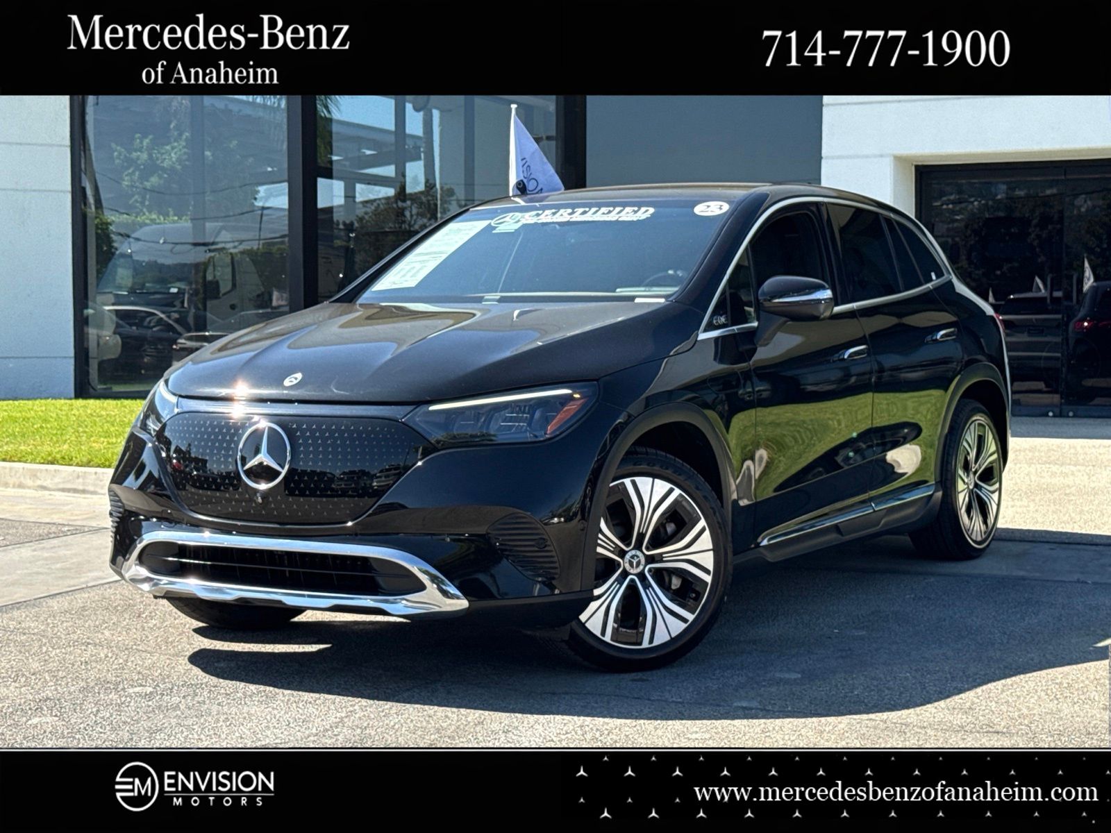 Obsidian Black Metallic 2023 Mercedes-Benz EQE Sedan Rear-Wheel Drive 1-Speed Automatic