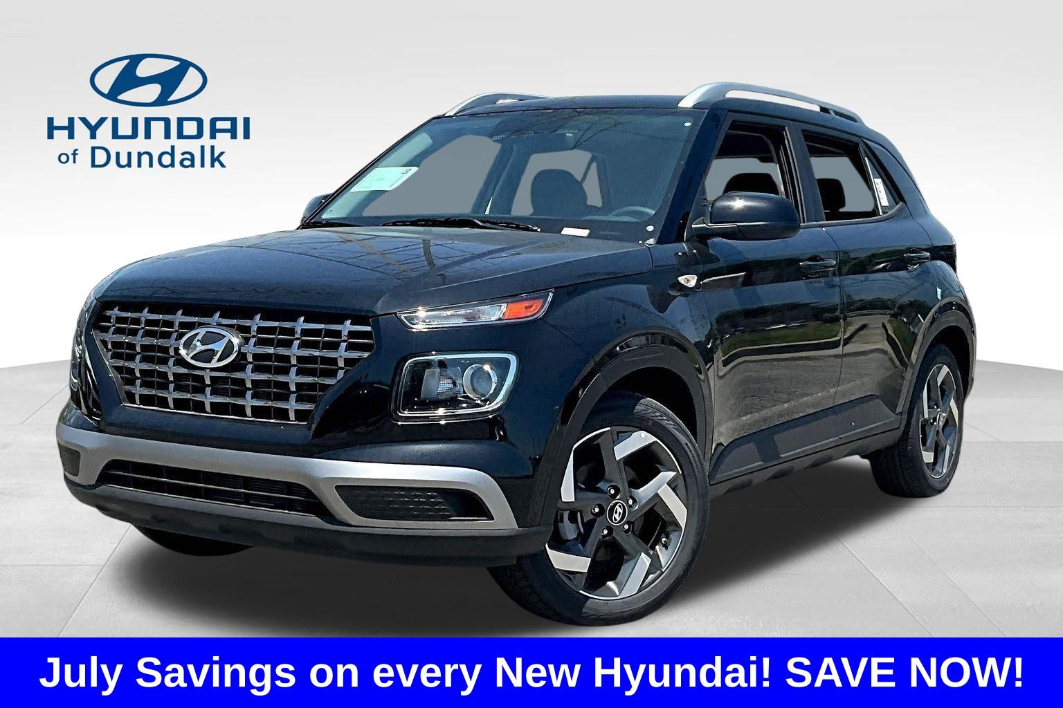 Onyx Black 2026 Hyundai Venue SUV / Crossover Front-Wheel Drive Continuously Variable Transmission
