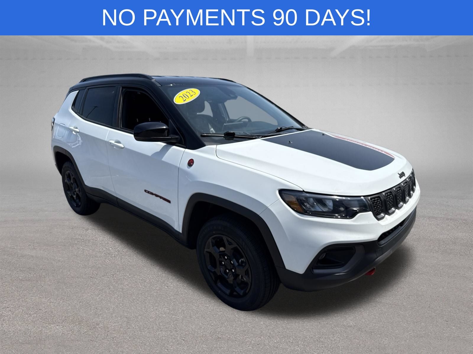 Bright White Clearcoat 2023 Jeep Compass SUV / Crossover Four-Wheel Drive 8-Speed Automatic