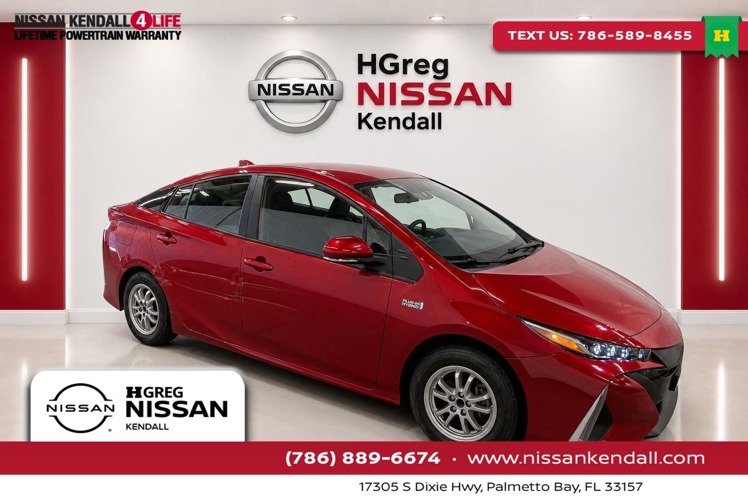 Red 2022 Toyota Prius Prime Hatchback Front-Wheel Drive Continuously Variable Transmission
