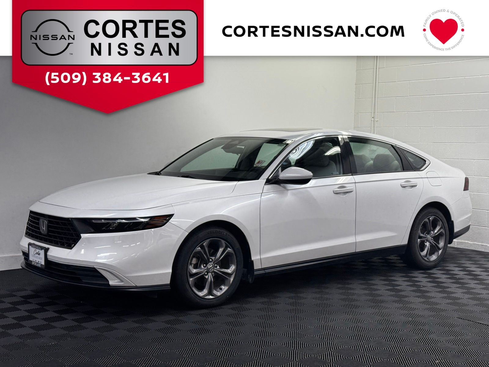 Platinum White Pearl 2024 Honda Accord Sedan Front-Wheel Drive Continuously Variable Transmission