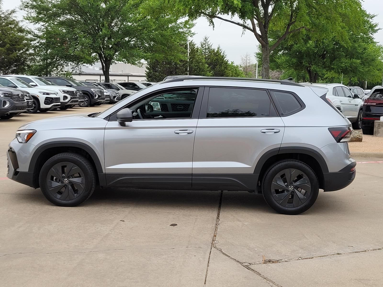 used 2025 Volkswagen Taos car, priced at $23,000
