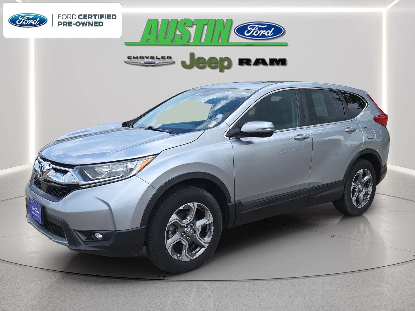 Lunar Silver Metallic 2017 Honda CR-V SUV / Crossover All-Wheel Drive Continuously Variable Transmission