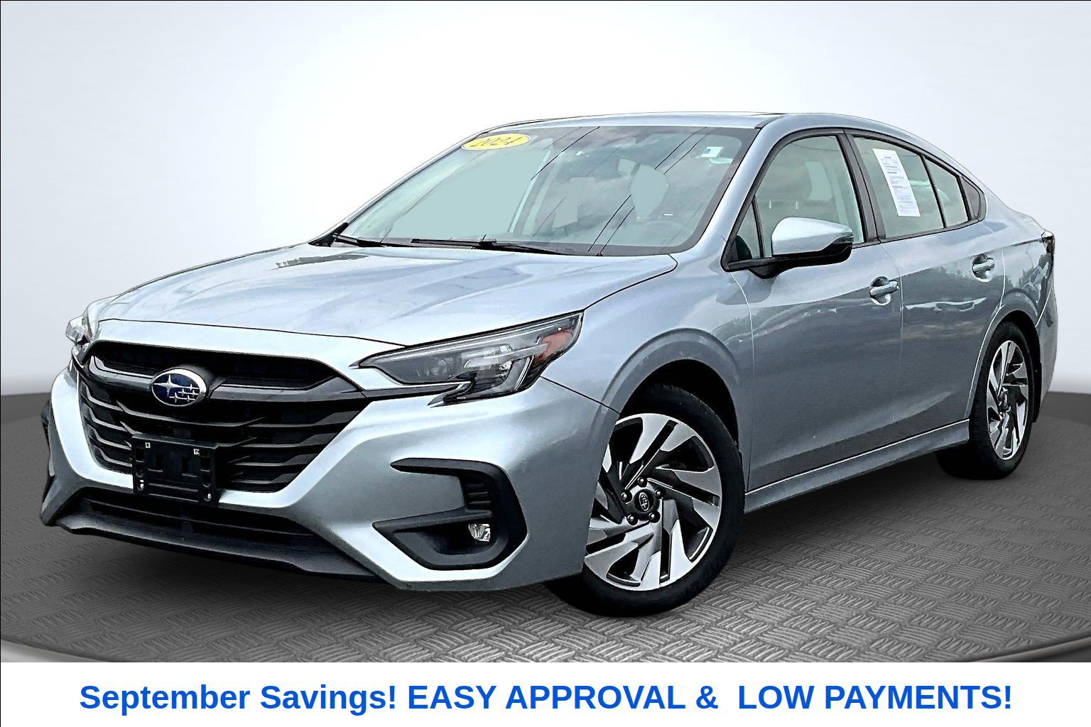 Ice Silver Metallic 2024 Subaru Legacy Sedan All-Wheel Drive Continuously Variable Transmission