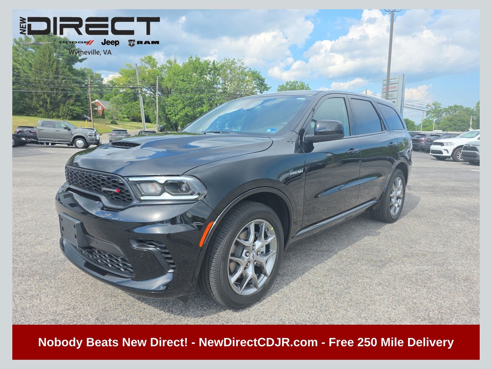 DB Black Crystal Clearcoat 2026 Dodge Durango SUV / Crossover All-Wheel Drive 8-Speed Automatic