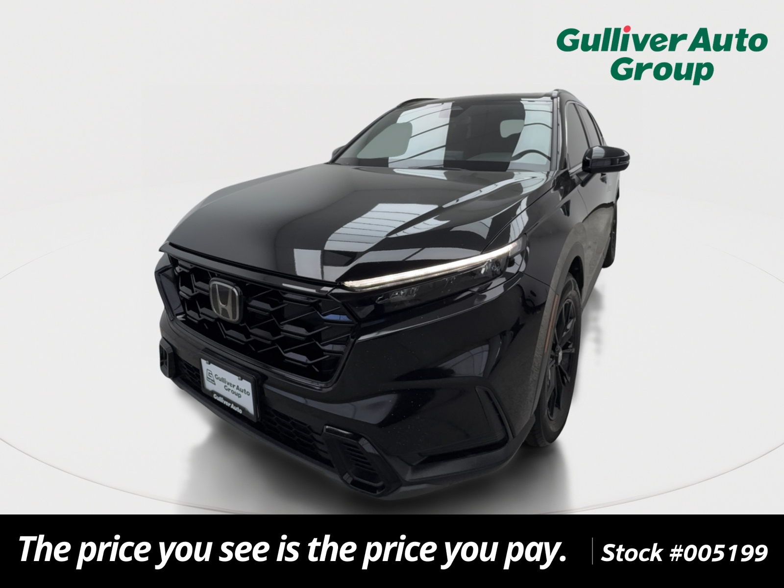 Crystal Black Pearl 2024 Honda CR-V Hybrid SUV / Crossover Front-Wheel Drive Continuously Variable Transmission