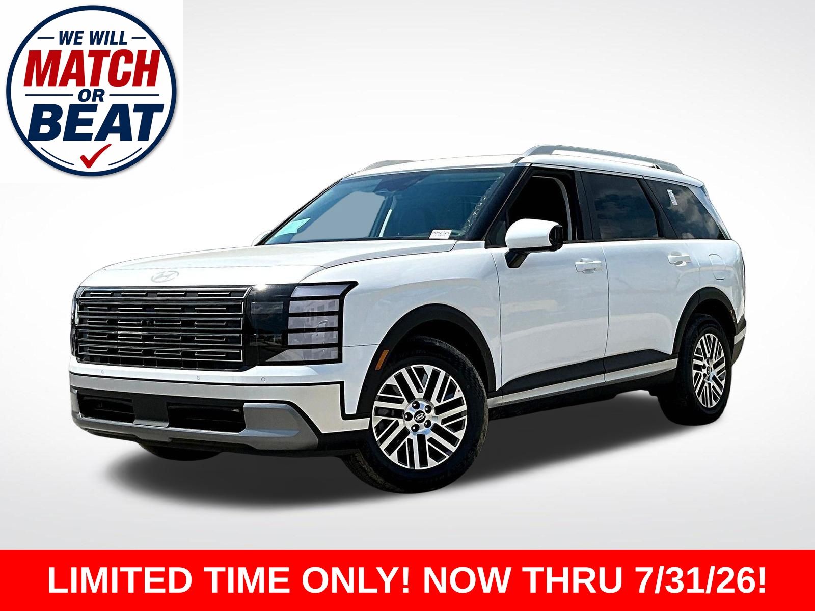 Creamy White Pearl 2026 Hyundai Palisade SUV / Crossover All-Wheel Drive 8-Speed Automatic