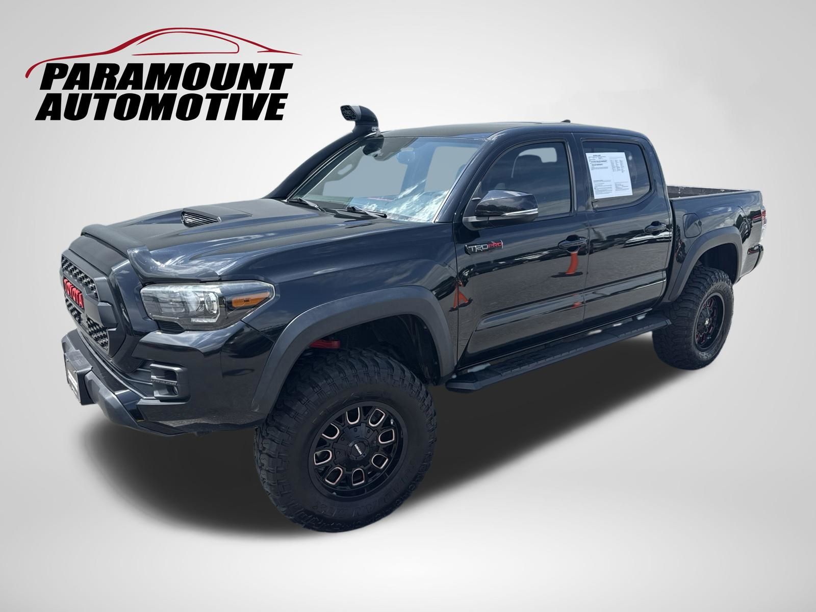 Midnight Black Metallic 2019 Toyota Tacoma Pickup Truck Four-Wheel Drive 6-Speed Automatic