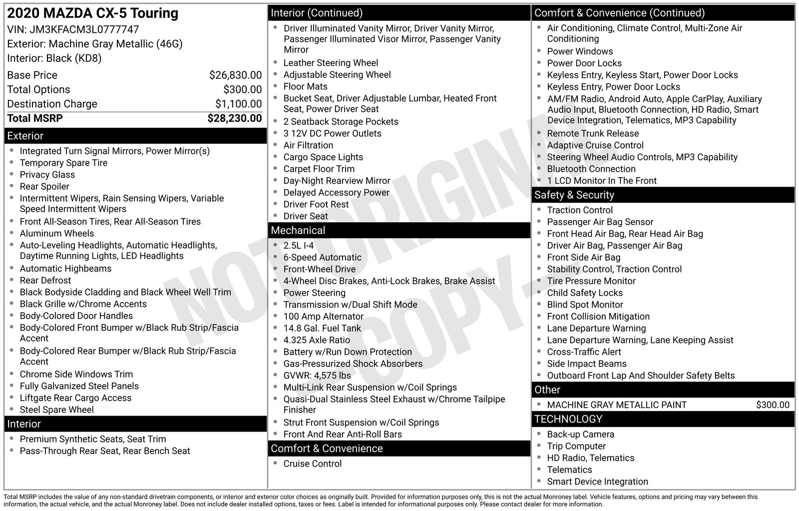 Used Car 2020 Mazda Cx-5  Touring For Sale Under $25,000 In Austin, Texas