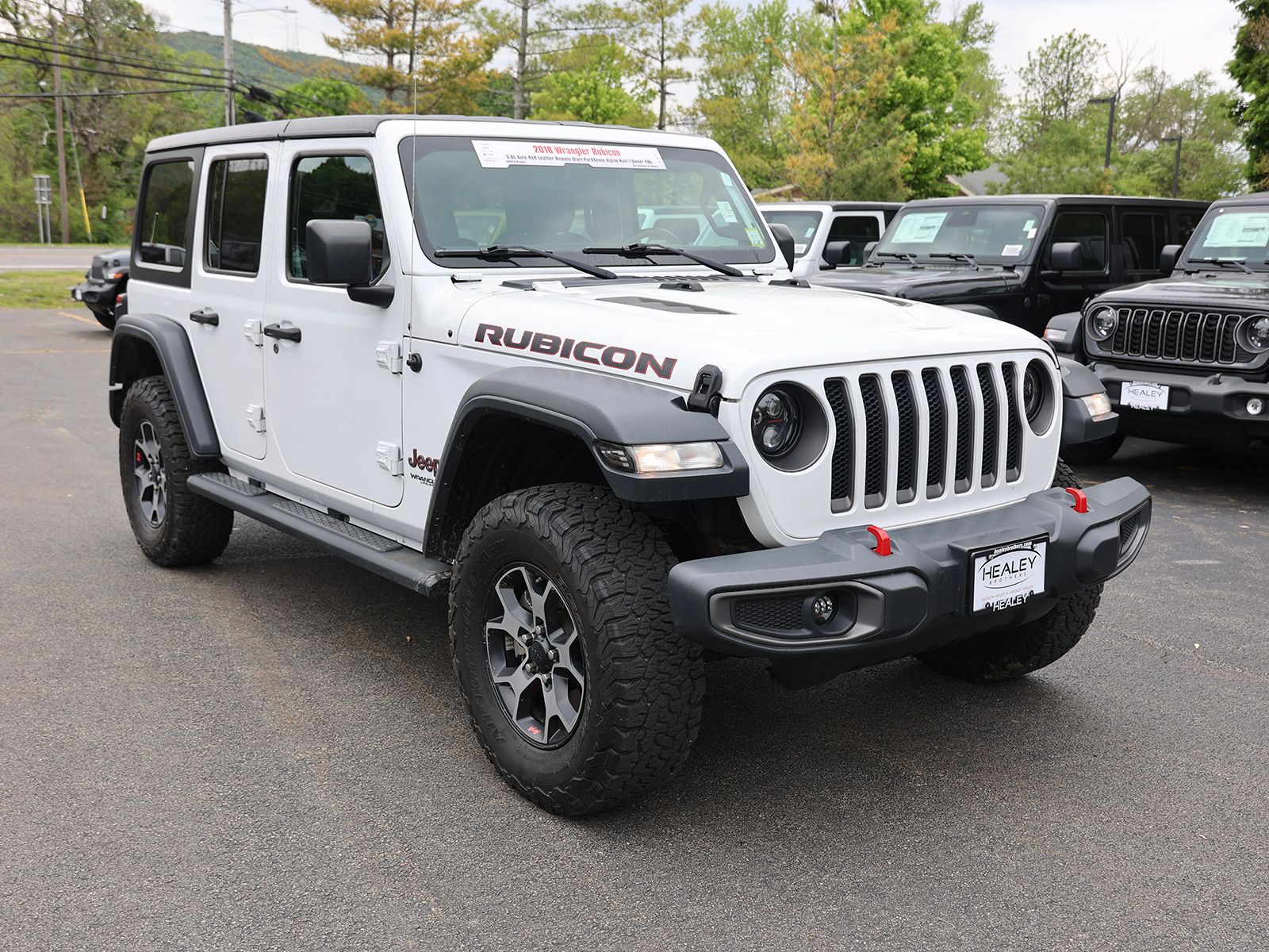 Bright White Clearcoat 2018 Jeep Wrangler Unlimited Rubicon 4WD SUV / Crossover Four-Wheel Drive 8-Speed Automatic