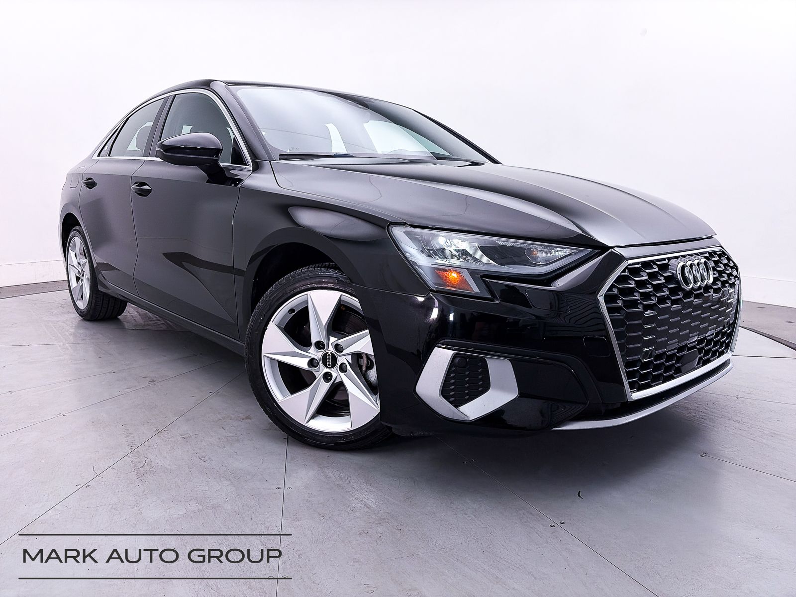 Black 2022 Audi A3 Sedan Front-Wheel Drive 7-Speed Automatic