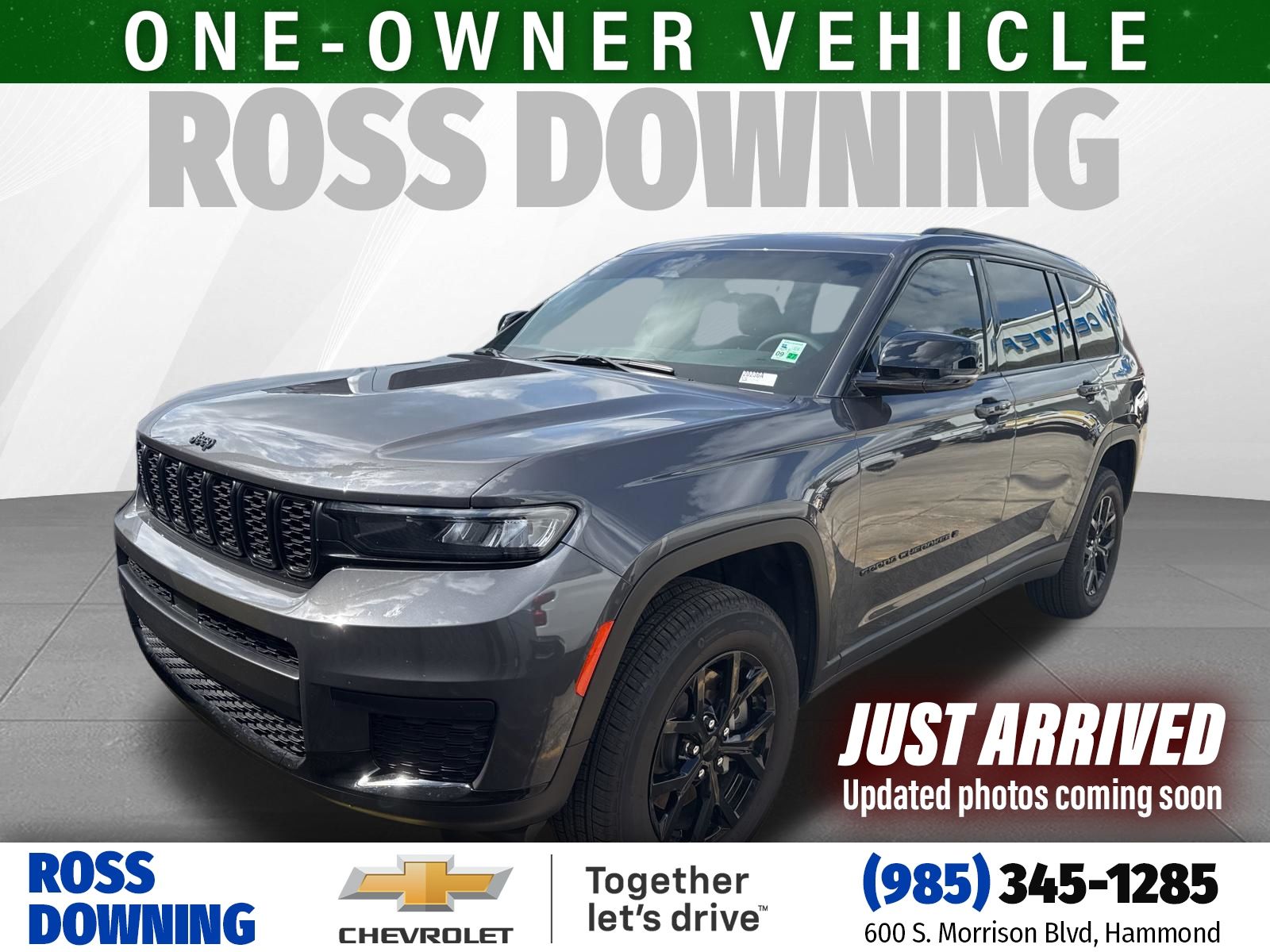 Baltic Gray Metallic Clearcoat 2025 Jeep Grand Cherokee L Altitude X 4WD SUV / Crossover Four-Wheel Drive 8-Speed Automatic