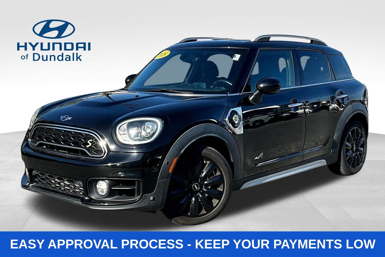 Midnight Black Metallic 2018 MINI Countryman Hybrid Plug-in Cooper SE ALL4 AWD SUV / Crossover All-Wheel Drive 6-Speed Automatic