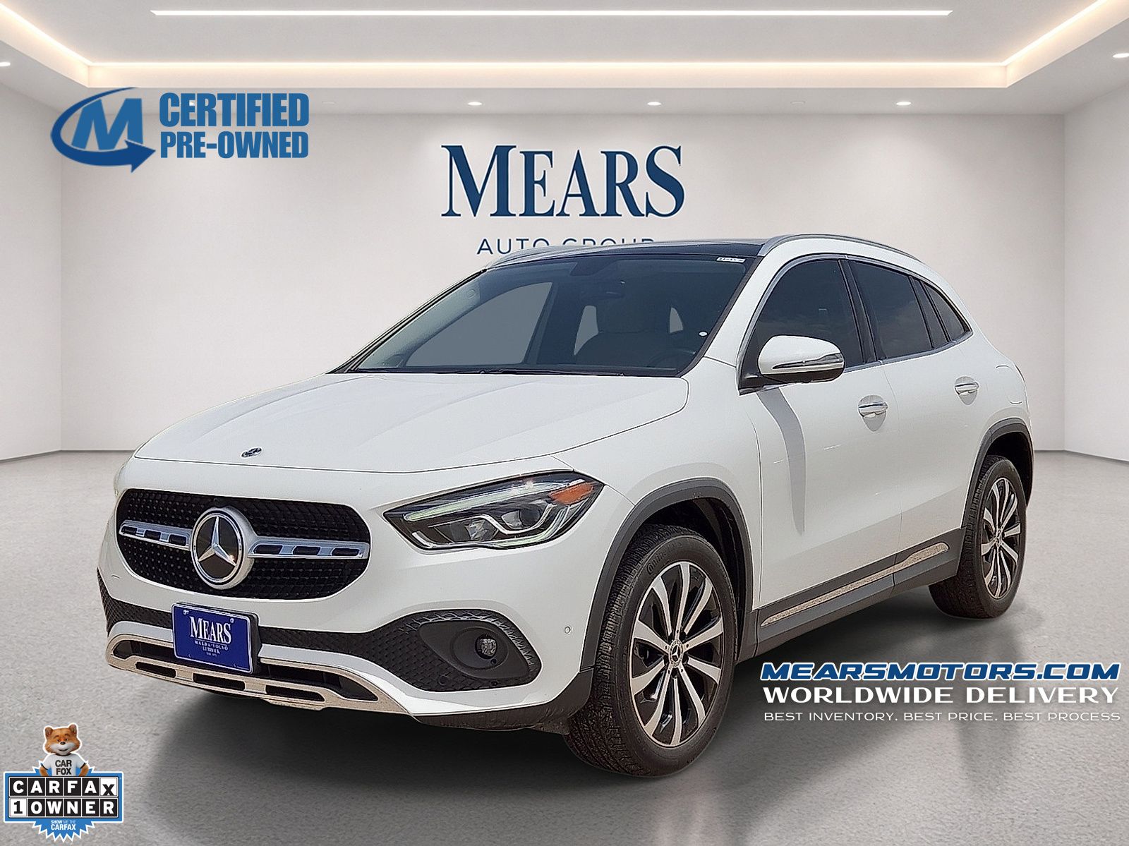 Polar White 2023 Mercedes-Benz GLA SUV / Crossover Front-Wheel Drive 8-Speed Dual Clutch
